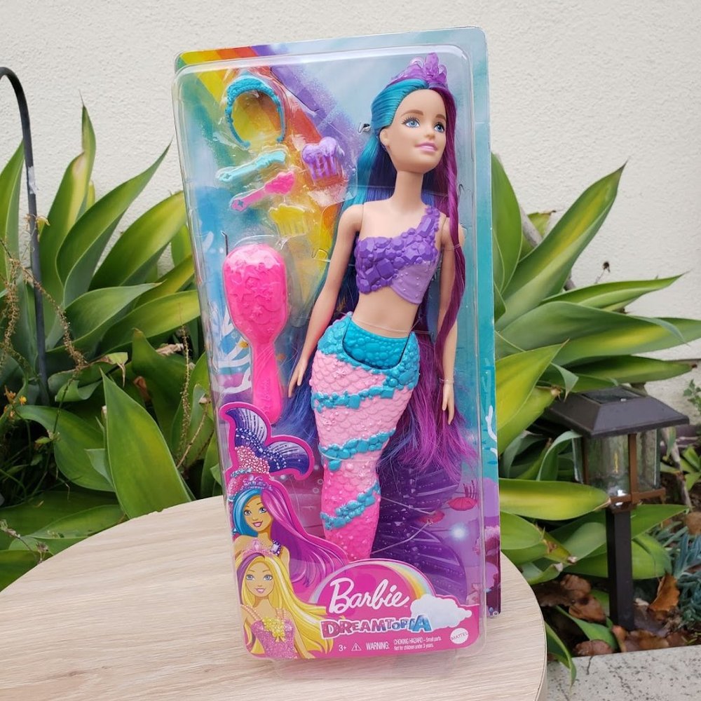NEW Barbie Dreamtopia Mermaid Doll purple hair Birthday gift stocking stuffer - Picture 7 of 14